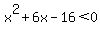 x%5E2%2B6x-16%3C0