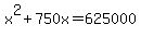 x%5E2%2B750x=625000