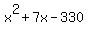 x%5E2%2B7x-330