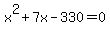 x%5E2%2B7x-330=0