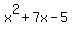 x%5E2%2B7x-5