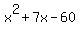 x%5E2%2B7x-60