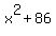 x%5E2%2B86