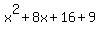 x%5E2%2B8x%2B16%2B9