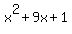 x%5E2%2B9x%2B1