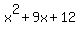 x%5E2%2B9x%2B12
