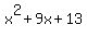 x%5E2%2B9x%2B13