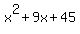 x%5E2%2B9x%2B45