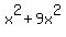 x%5E2%2B9x%5E2