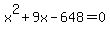 x%5E2%2B9x-648=0