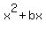 x%5E2%2Bbx