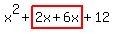 x%5E2%2Bhighlight%282x%2B6x%29%2B12