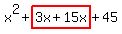 x%5E2%2Bhighlight%283x%2B15x%29%2B45