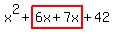 x%5E2%2Bhighlight%286x%2B7x%29%2B42