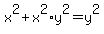 x%5E2%2Bx%5E2%2Ay%5E2=y%5E2