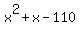 x%5E2%2Bx-110