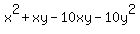 x%5E2%2Bxy-10xy-10y%5E2