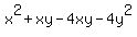 x%5E2%2Bxy-4xy-4y%5E2