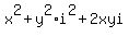 x%5E2%2By%5E2%2Ai%5E2%2B2xyi