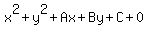 x%5E2%2By%5E2%2BAx%2BBy%2BC%2B0
