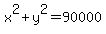x%5E2%2By%5E2=90000