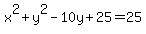 x%5E2%2By%5E2-10y%2B25=25