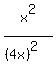 x%5E2%2F%28%284x%29%5E2%29