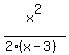 x%5E2%2F%282%28x-3%29%29