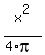 x%5E2%2F%284%2Api%29+