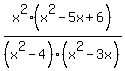x%5E2%2F%28x%5E2-4%29+%2A+%28x%5E2-5x%2B6%29%2F%28x%5E2-3x%29