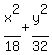 x%5E2%2F18+%2B+y%5E2%2F32