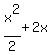 x%5E2%2F2%2B2x