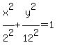 x%5E2%2F2%5E2%2By%5E2%2F12%5E2=1