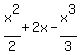 x%5E2%2F2+%2B+2x+-+x%5E3%2F3