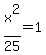 x%5E2%2F25=1