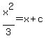 x%5E2%2F3=x%2Bc