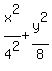 x%5E2%2F4%5E2%2By%5E2%2F8