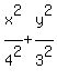 x%5E2%2F4%5E2+%2B+y%5E2%2F3%5E2
