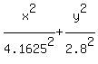 x%5E2%2F4.1625%5E2+%2B+y%5E2%2F2.8%5E2