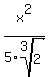 x%5E2%2F5root%283%2C2%29