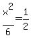 x%5E2%2F6=1%2F2