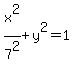 x%5E2%2F7%5E2%2By%5E2=1