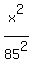 x%5E2%2F85%5E2