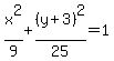 x%5E2%2F9%2B%28y%2B3%29%5E2%2F25=1
