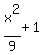 x%5E2%2F9%2B1