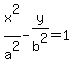 x%5E2%2Fa%5E2-y%2Fb%5E2=1