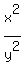 x%5E2%2Fy%5E2