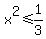 x%5E2%3C=1%2F3