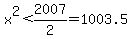 x%5E2%3C2007%2F2=1003.5