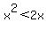 x%5E2%3C2x